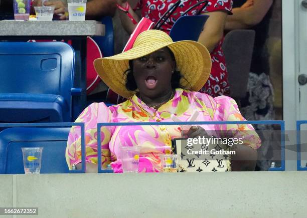 Retta is seen at the 2023 US Open Tennis Championships on September 05, 2023 in New York City.