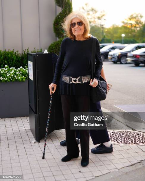 Gloria Steinem is seen at the 2023 US Open Tennis Championships on September 05, 2023 in New York City.