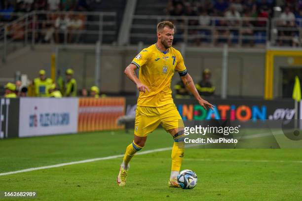 Andriy Yarmolenko during Italy against Ukraine, UEFA Euro 2024: qualification stage Group C at Giuseppe Meazza Stadium on September 12th, 2023.
