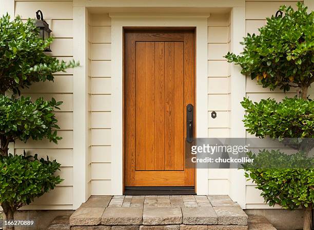 front door - house stock pictures, royalty-free photos & images