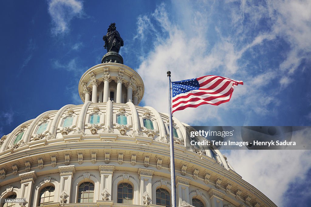 USA, Columbia, Washington DC, Capitol Building