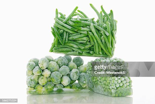 frozen vegetable - frozen food fotografías e imágenes de stock