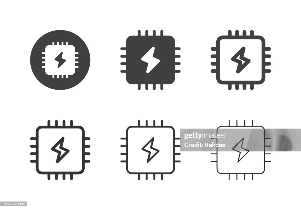 Power Processor Icons - Multi Series