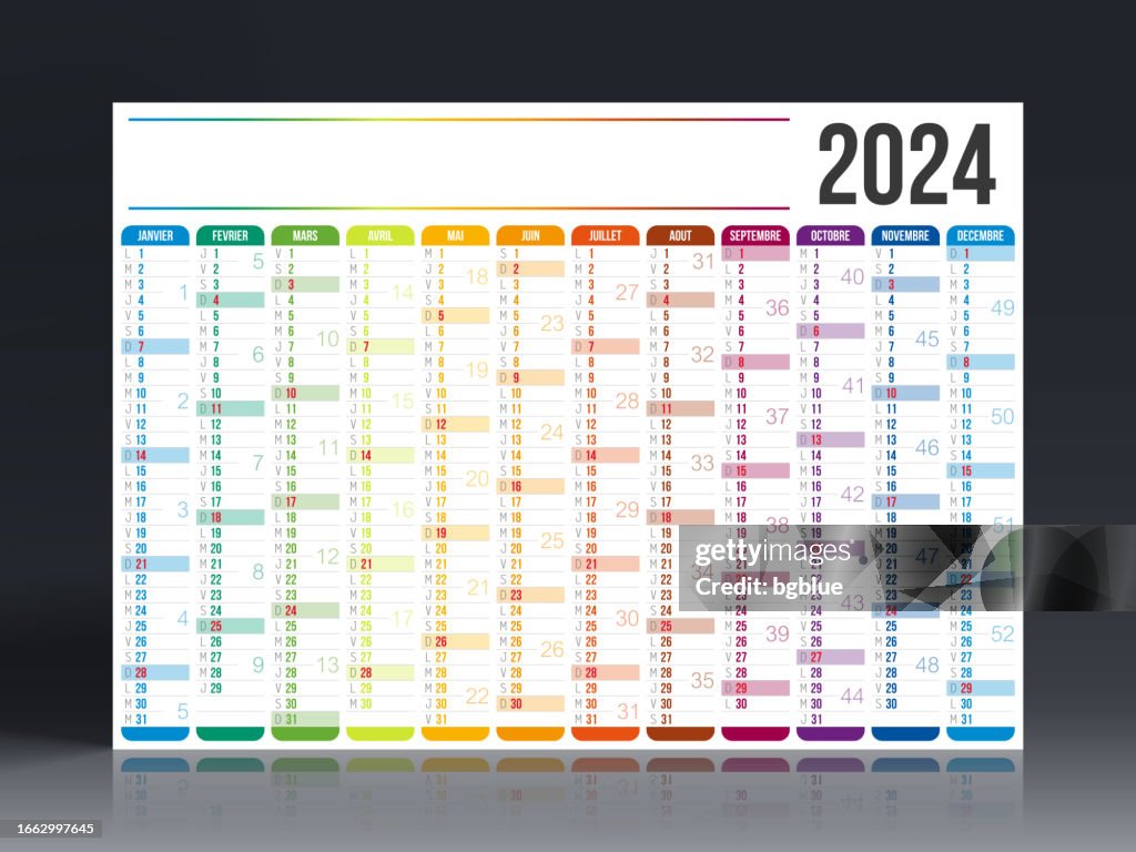 French Calendar 2024