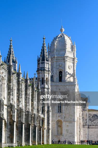 jeronimos monastery - mosteiro dos jeronimos imagens e fotografias de stock
