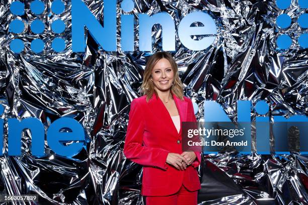 Allison Langdon attends the Nine 2023 upfronts on September 06, 2023 in Sydney, Australia.