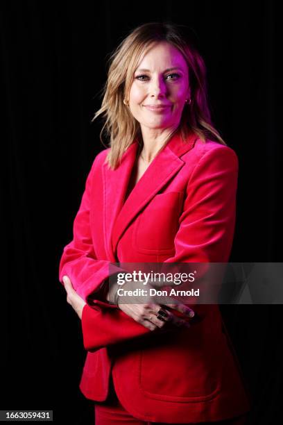 Allison Langdon attends the Nine 2023 upfronts on September 06, 2023 in Sydney, Australia.