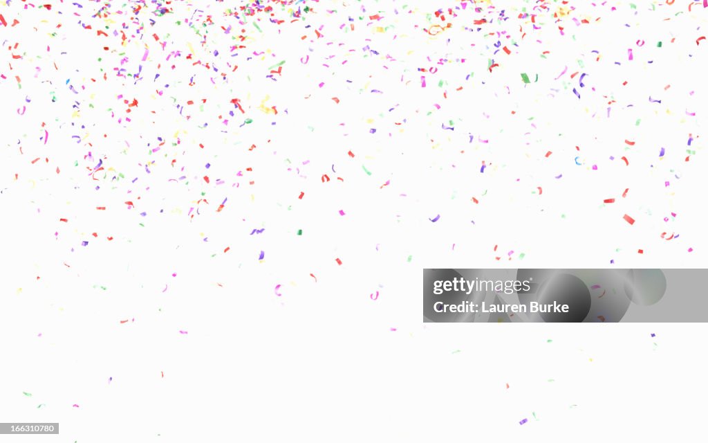 Multicolored confetti