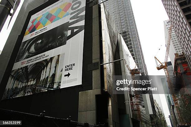 The former Museum of American Folk Art stands next to the Museum of Modern Art on April 11, 2013 in New York City. MoMA announced yesterday that it...