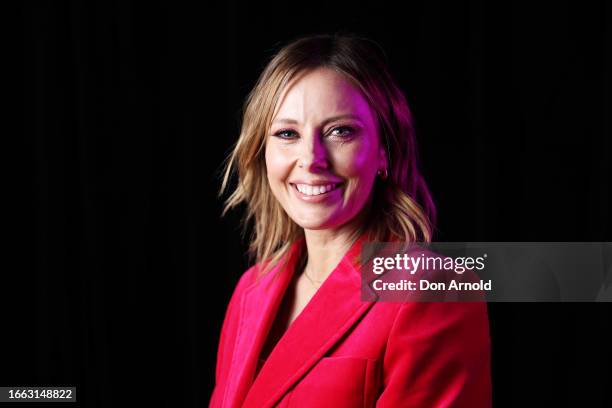 Allison Langdon attends the Nine 2023 upfronts on September 06, 2023 in Sydney, Australia.