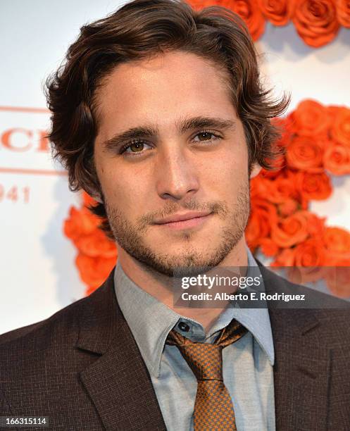 Actor Diego Boneta attends the 3rd Annual Coach Evening to benefit Children's Defense Fund at Bad Robot on April 10, 2013 in Santa Monica, California.
