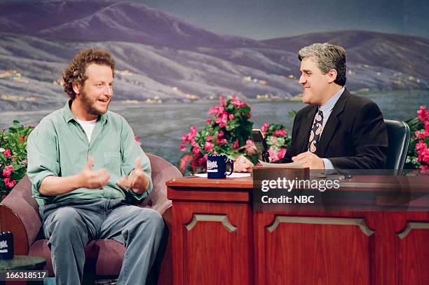 Episode 257 -- Pictured: Actor Daniel Stern during an interview with host Jay Leno on July 6, 1993--