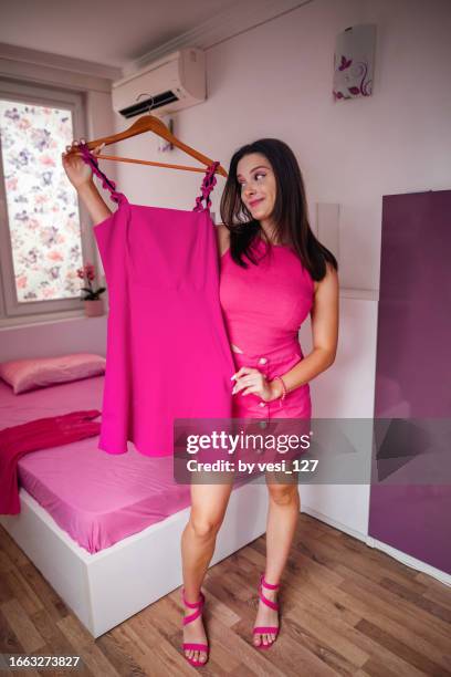 5,605 Hot Pink Mini Dress Stock Photos, High-Res Pictures, and Images -  Getty Images