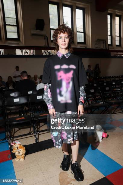 Miranda July at the Puppets and Puppets Spring 2024 Ready To Wear Fashion Show on September 13, 2023 in New York, New York.