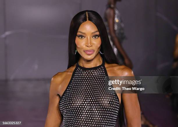 Naomi Campbell during PrettyLittleThing x Naomi Campbell - Runway at Cipriani 25 Broadway on September 05, 2023 in New York City.