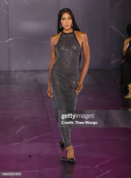 Naomi Campbell during PrettyLittleThing x Naomi Campbell - Runway at Cipriani 25 Broadway on September 05, 2023 in New York City.