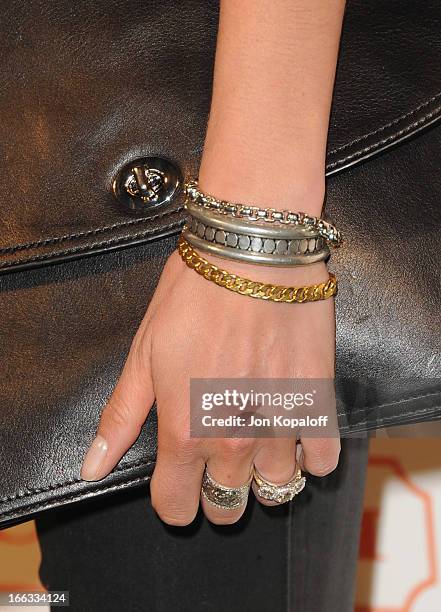 Actress Nikki Reed arrives at the 3rd Annual Coach Evening To Benefit Children's Defense Fund at Bad Robot on April 10, 2013 in Santa Monica,...