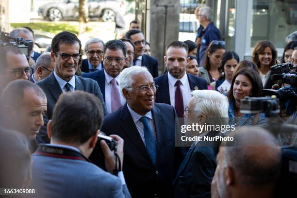 The Mayor of Porto, Rui Moreira, the Prime Minister, Antonio Costa, visited the renovation works at Escola Secundaria Alexandre Herculano, which...