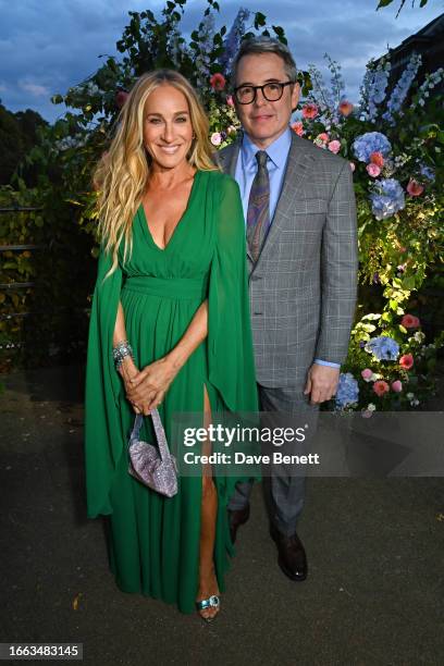 Sarah Jessica Parker and Matthew Broderick attend the ATG Summer Party hosted by Ambassador Theatre Group CEO Mark Cornell In Honour of Sarah Jessica...