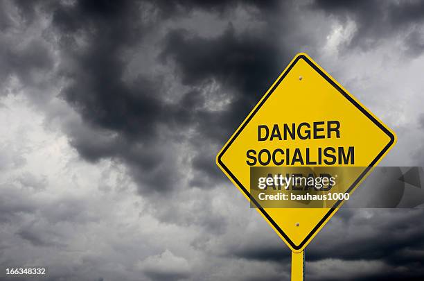 socialism road sign - socialism stock pictures, royalty-free photos & images