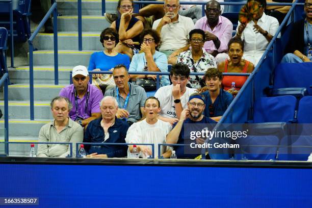 Hank Azaria and Hal Azaria are seen at the 2023 US Open Tennis Championships on September 05, 2023 in New York City.