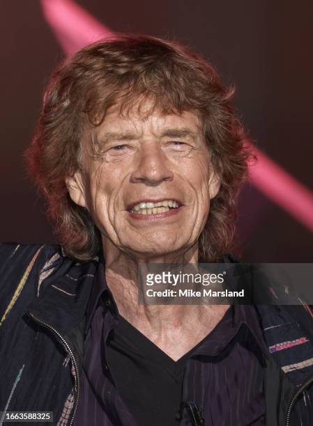 Mick Jagger attends the Rolling Stones "Hackney Diamonds" Launch Event at Hackney Empire on September 06, 2023 in London, England.