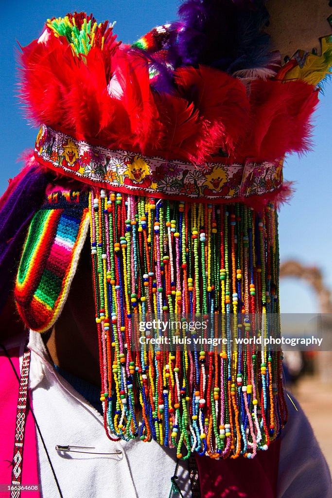 St James festival in Taquile Island, Titicaca Lake