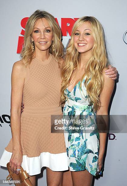 Actresses Heather Locklear and Ava Sambora arrive at the "Scary Movie V" Los Angeles premiere at ArcLight Cinemas Cinerama Dome on April 11, 2013 in...