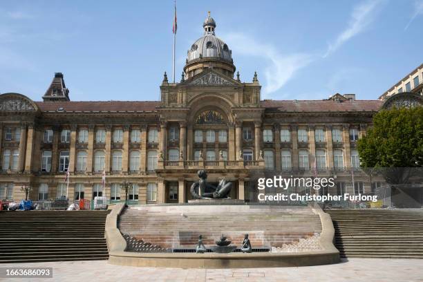 General view of Birmingham city council house after the council declared its financial challenges on September 06, 2023 in Birmingham, England....