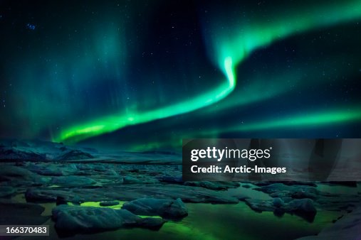 Aurora Borealis or Northern lights, Iceland Aurora Borealis or Northern lights, Iceland
