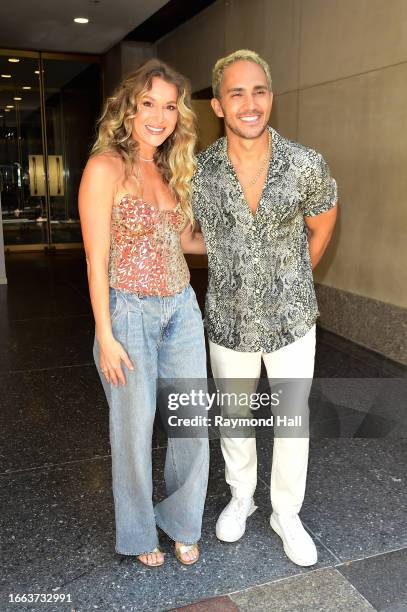 Alexa PenaVega and Carlos PenaVega are seen in midtown on September 06, 2023 in New York City.