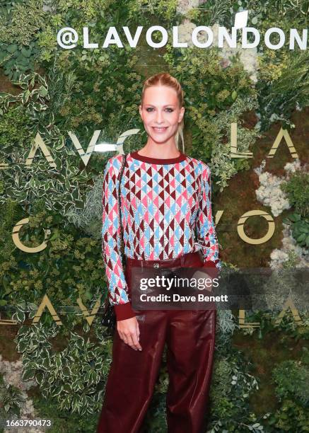 Poppy Delevingne attends the LAVO launch party at The BoTree on September 13, 2023 in London, England.