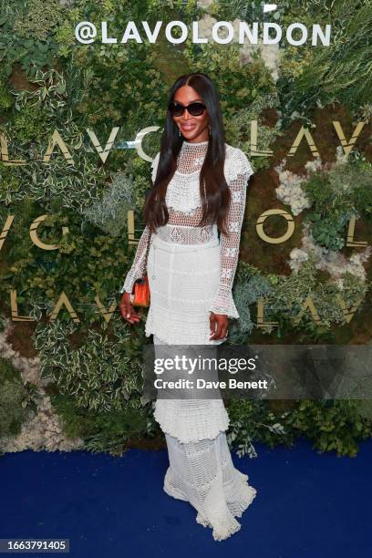 Naomi Campbell attends the LAVO launch party at The BoTree on September 13, 2023 in London, England.