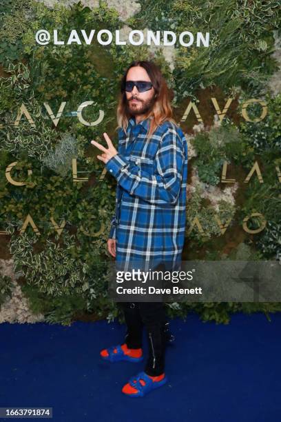 Jared Leto attends the LAVO launch party at The BoTree on September 13, 2023 in London, England.