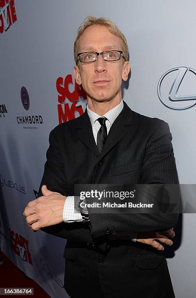 Actor Andy Dick arrives for the premiere of Dimension Films' "Scary Movie 5" at ArcLight Cinemas Cinerama Dome on April 11, 2013 in Hollywood,...