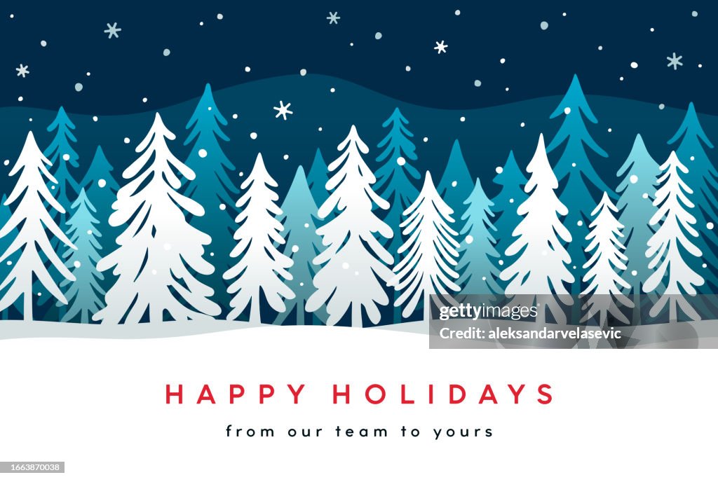 Winter Holiday Background