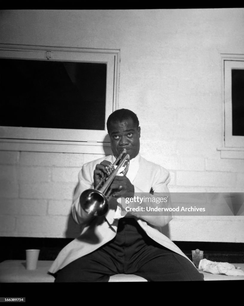 Trumpeter Louis Armstrong