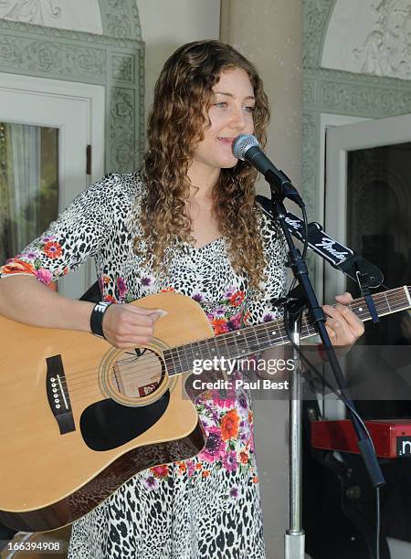 Nicole Lexi Davis performs at 3rd Annual Rockn Rolla Movie Awards Eco Party on April 11, 2013 in Los Angeles, California.