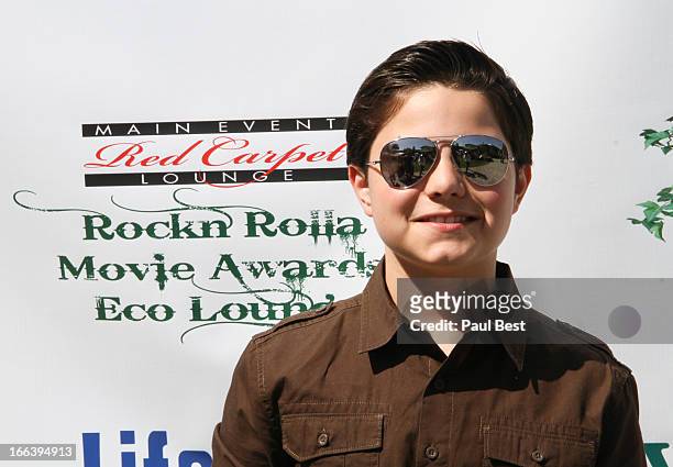 Zach Callison attends 3rd Annual Rockn Rolla Movie Awards Eco Party on April 11, 2013 in Los Angeles, California.