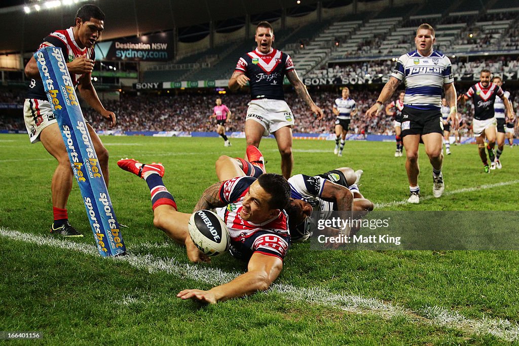 NRL Rd 6 - Roosters v Bulldogs