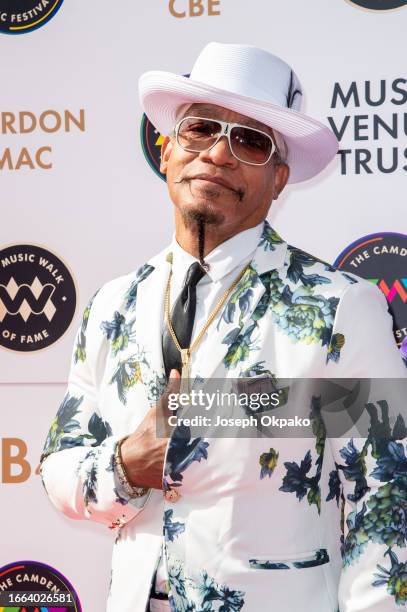 Grandmaster Melle Mel of Grandmaster Flash and the Furious Five attends the unveiling of The Music Walk Of Fame 2023 at Camden on September 06, 2023...