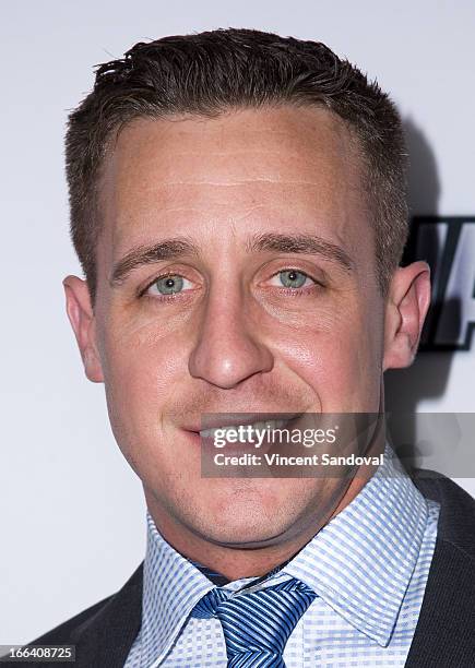 Tv personality Dave Mallet attends the 1st annual 'RealityWanted' Reality TV Awards show at Greystone Mansion on April 11, 2013 in Beverly Hills,...