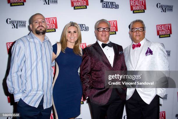 Tv personalities Jarrod Schultz, Brandi Passante, Michael Harris and Mark Harris attend the 1st annual 'RealityWanted' Reality TV Awards show at...