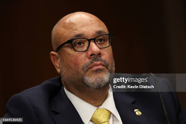 Daniel Bible, deputy executive associate director of reenforcement and removal operations at U.S. Immigration and Customs Enforcement, testifies...