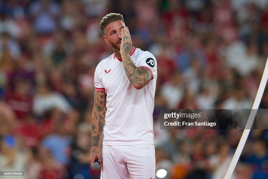 Sevilla FC Unveil New Signing Sergio Ramos