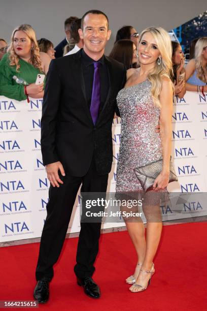 Martin Lewis and Lara Lewington attend the National Television Awards 2023 at The O2 Arena on September 05, 2023 in London, England.