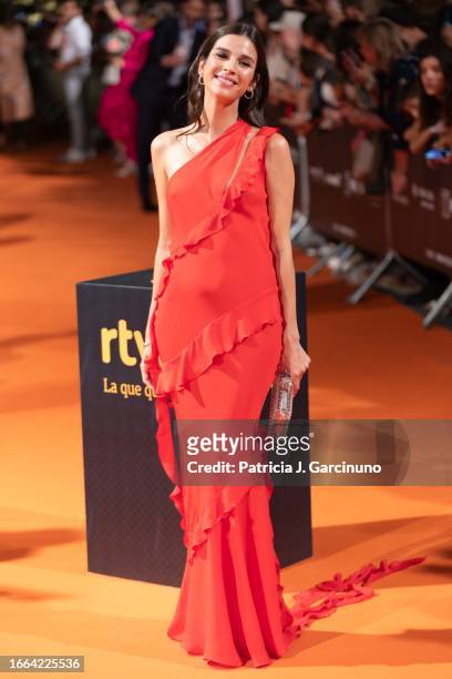 Sandra Gago attends the 'Masterchef Celebrity' premiere at the Principal Theater during the day 3 of FesTVal 2023 Television Festival on September...