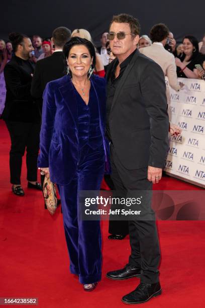 Jessie Wallace and Shane Richie attend the National Television Awards 2023 at The O2 Arena on September 05, 2023 in London, England.