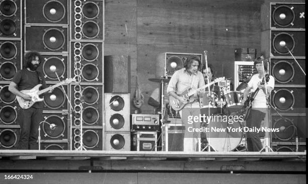 Watkins Glen Rock Festival, Summer Jam at Watkins Glen, N.Y. With The Allman Brothers Band, Grateful Dead and The Band performing. 600,000 rock buffs...