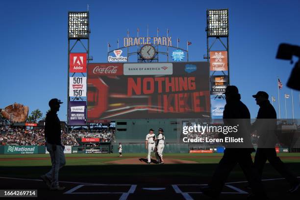General view of Oracle Park during the game between the Colorado Rockies and the San Francisco Giants at Oracle Park on Sunday, September 10, 2023 in...